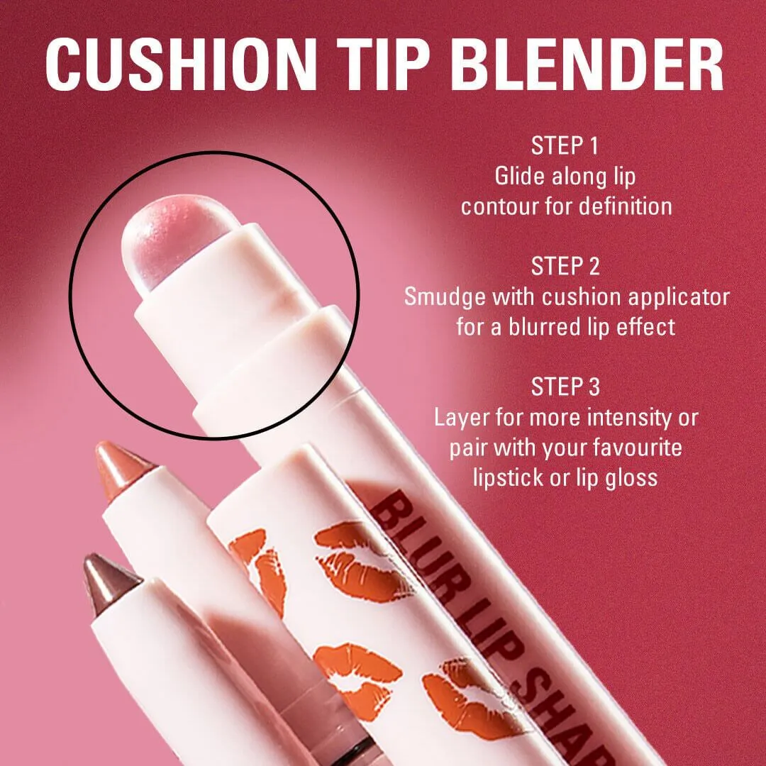 Revolution Blur Lip Shaper crayon lèvres Cocoa Crush flouté
