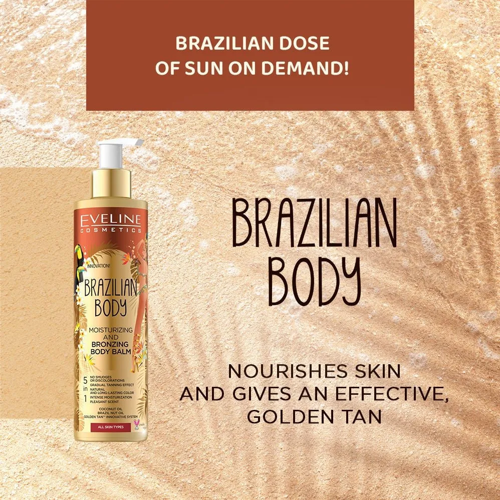 Eveline Brazilian Body baume corps bronzant hydratant 5-en-1 coco