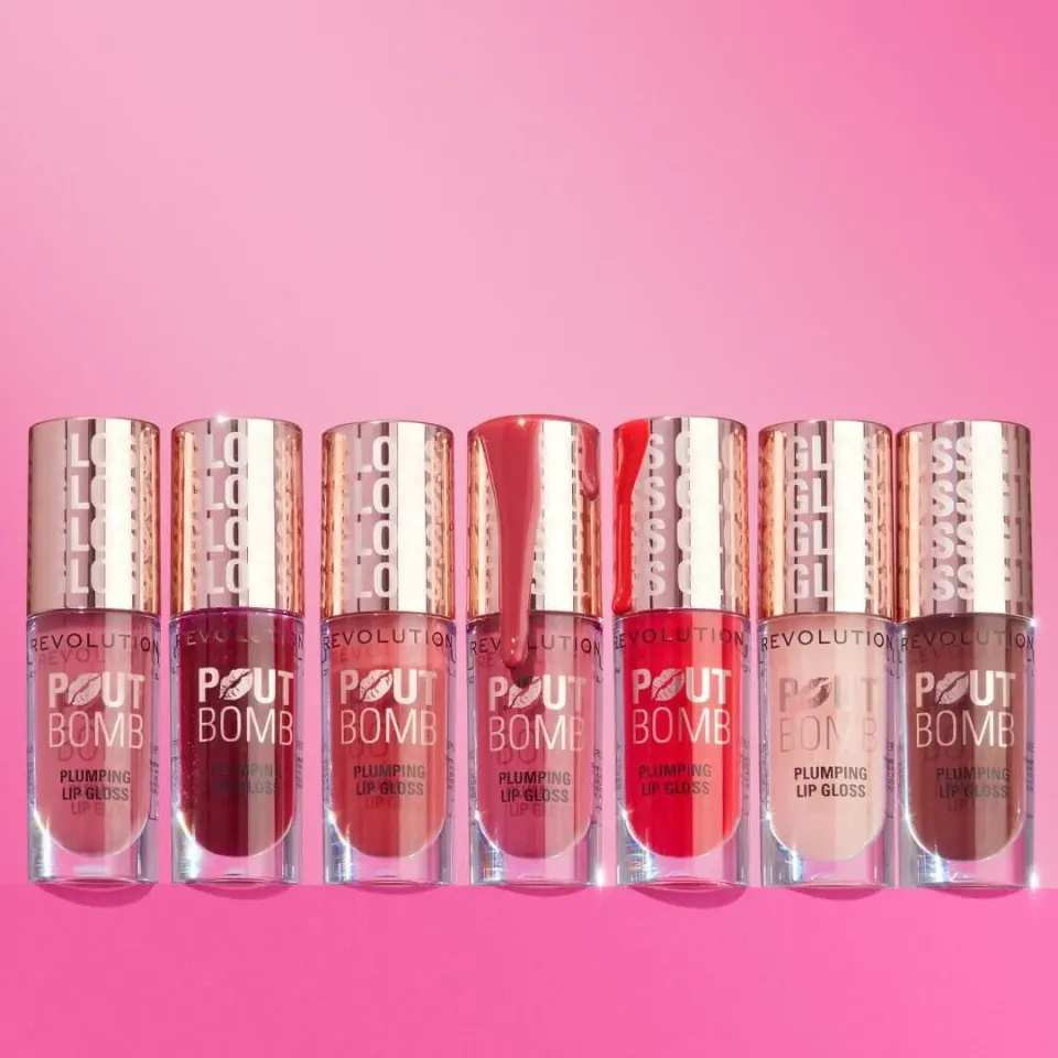 Revolution Pout Bomb gloss lèvres repulpant vitamine E