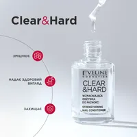 Eveline Nail Therapy soin durcisseur Clear&Hard fini brillant