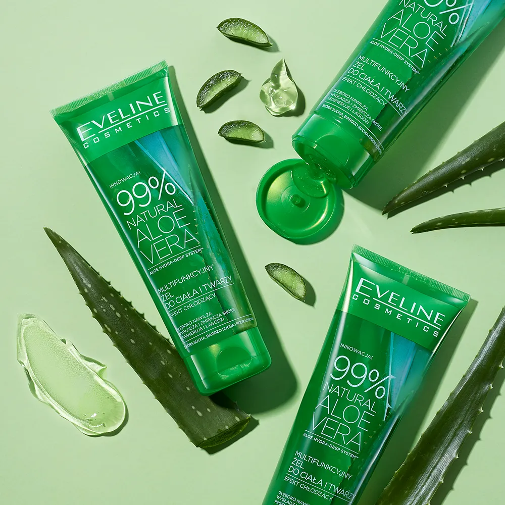Eveline Natural Aloe Vera 99% gel visage corps hydratant