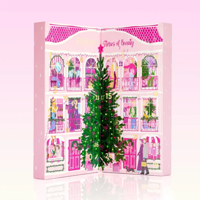 Eveline Cosmetics Stories of Beauty calendrier avent maquillage 24 produits