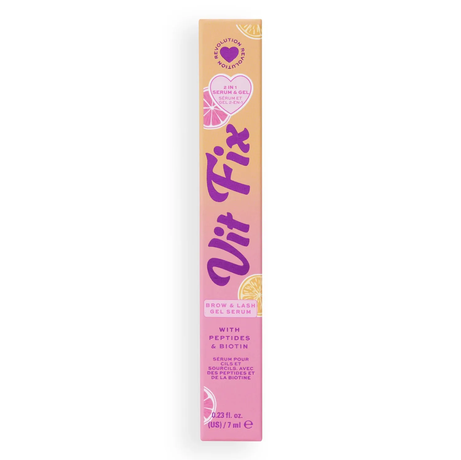 Revolution I Heart Grapefruit Vit Fix gel sérum sourcils