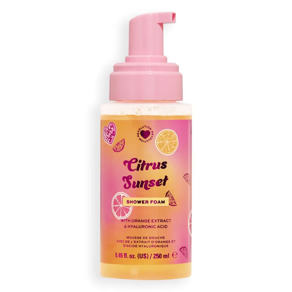 I Heart Revolution Citrus Sunset mousse douche agrumes acide