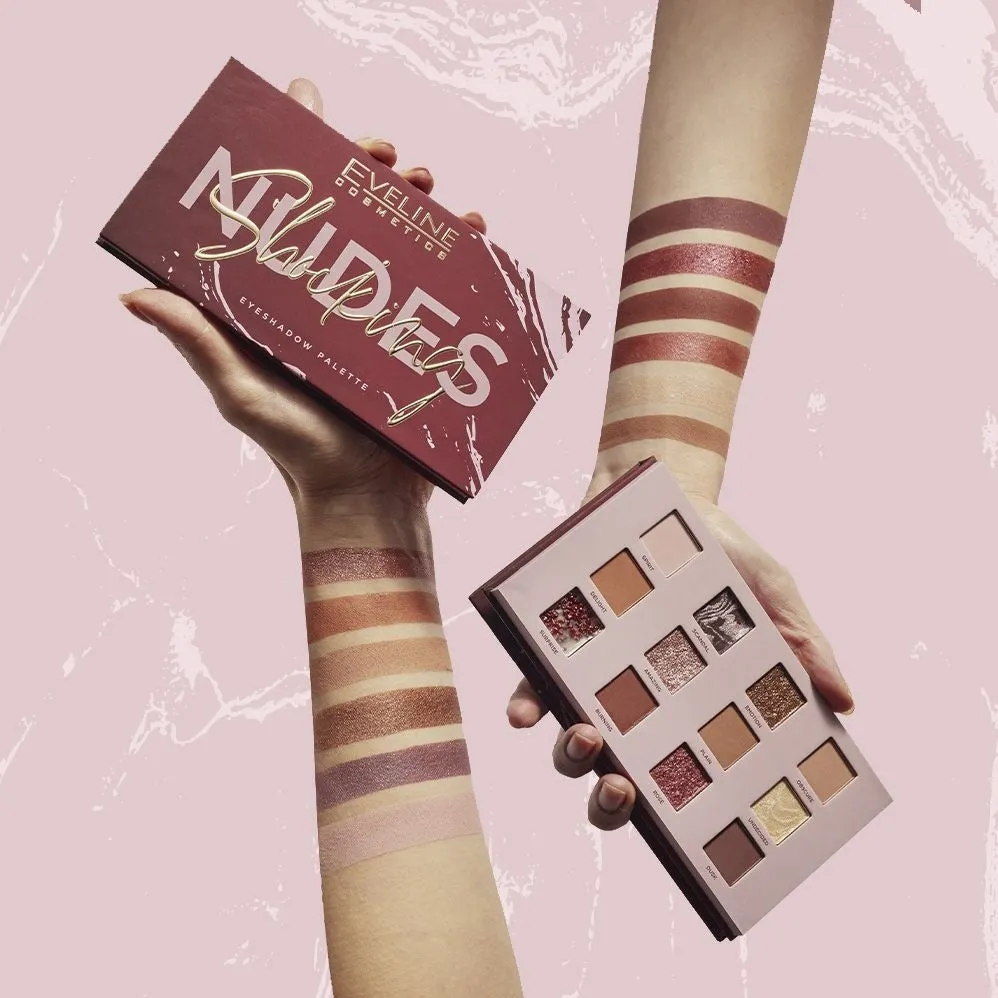Eveline Shocking Nudes palette 12 fards paupières pigmentés