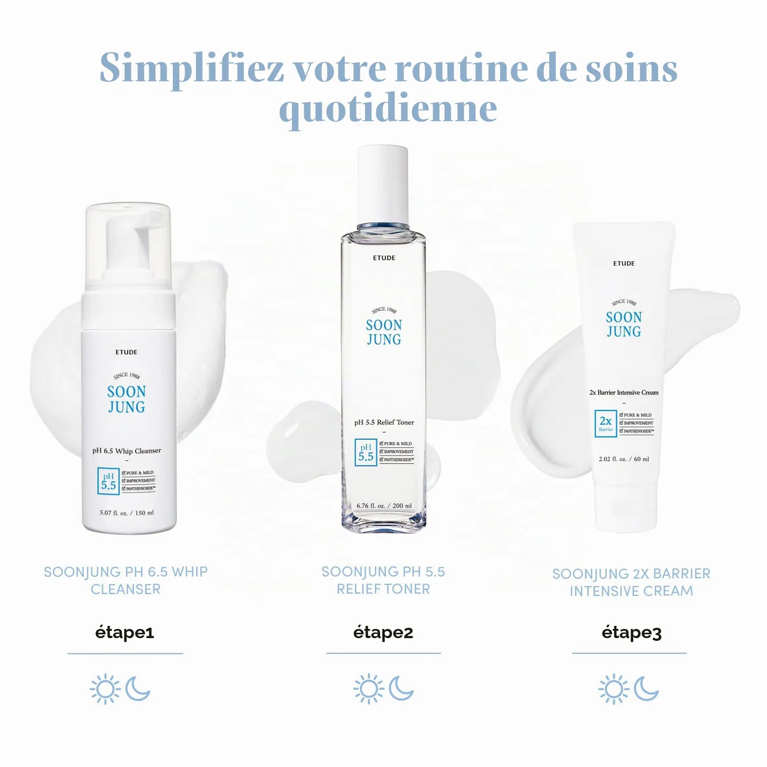 Etude House Soonjung pH 6.5 nettoyant visage whip 150 ml
