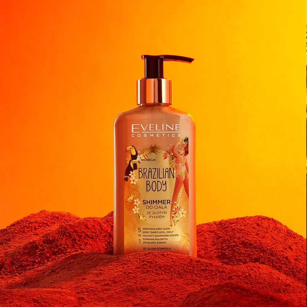 Eveline Brazilian Body crème shimmer dorée