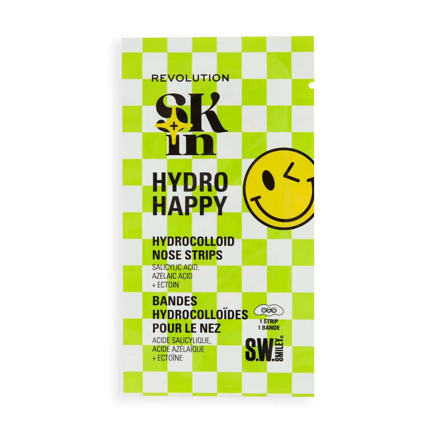 Revolution x S.W. Smiley Hydro Happy patchs nez x8 purifiant