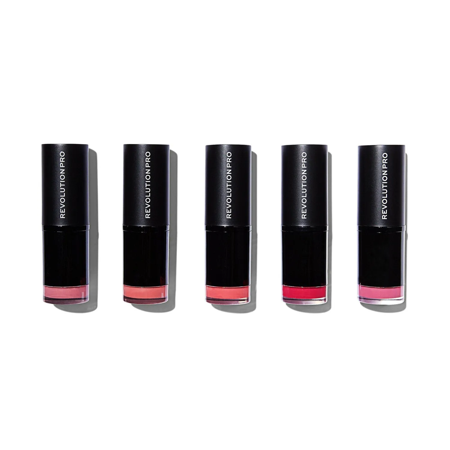 Revolution Pro Lipstick Collection rouges à lèvres Pinks satiné x5