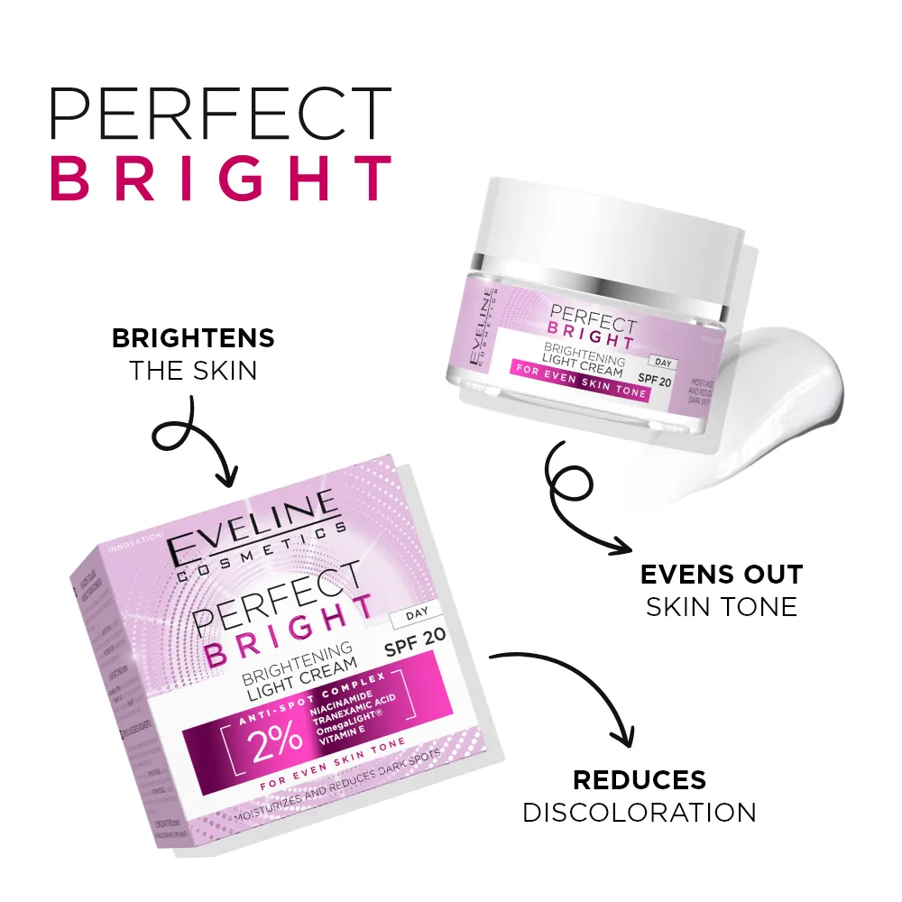 Eveline Perfect Bright crème visage éclat SPF20 anti-taches
