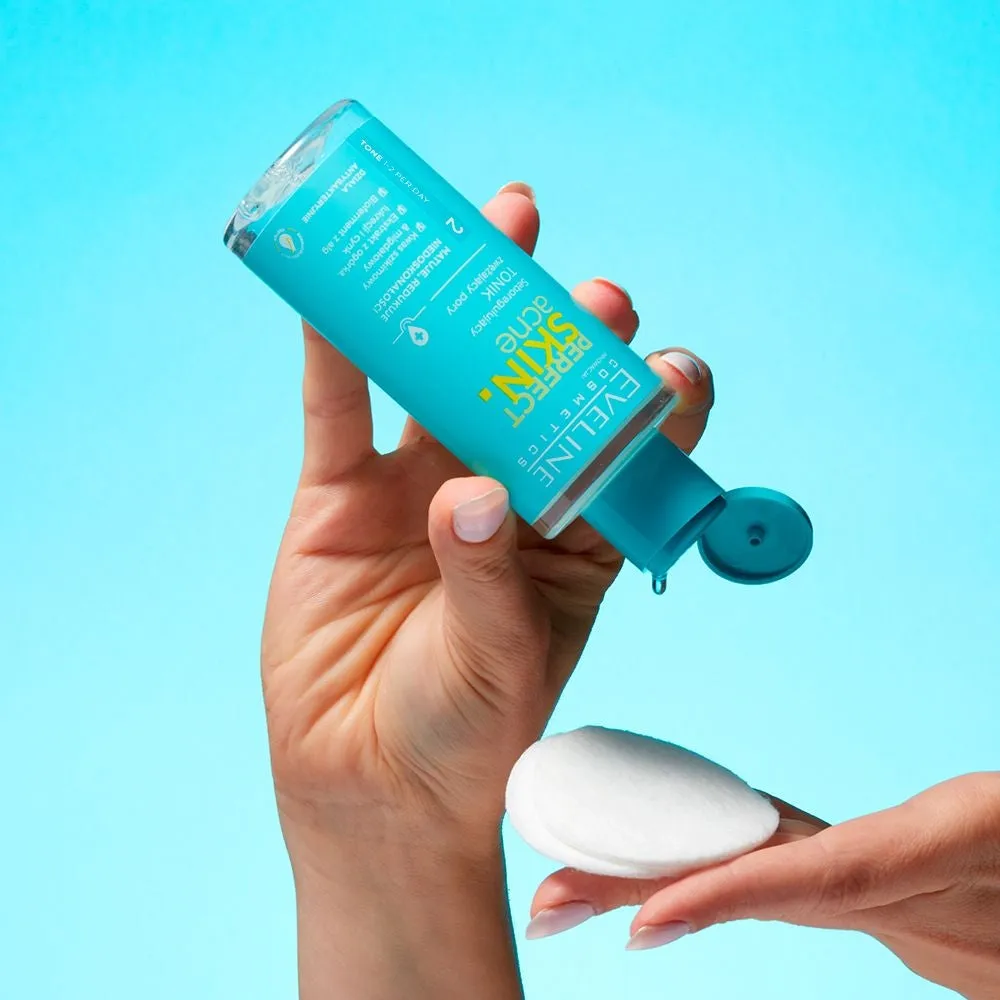 Eveline Perfect Skin Acne lotion tonique pores peau grasse