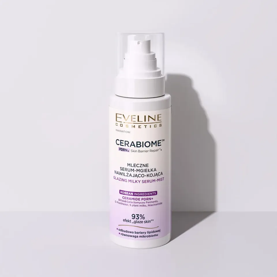 Eveline Cerabiome Glazing brume sérum lactée hydratante