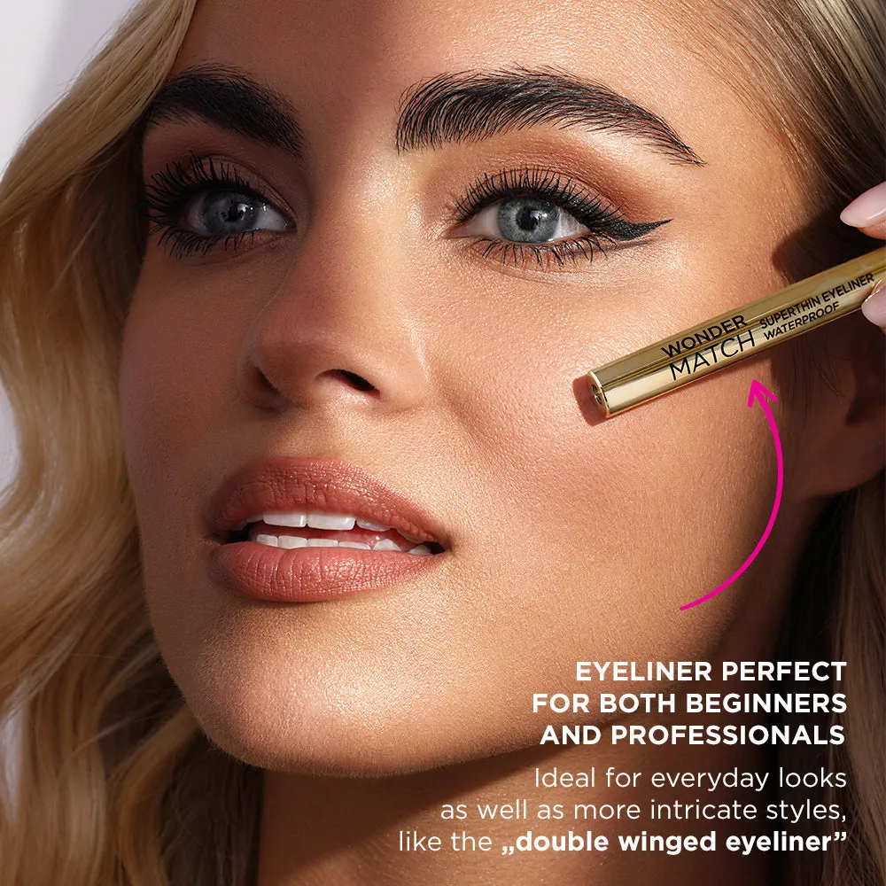 Eveline Cosmetics Wonder Match eyeliner waterproof noir