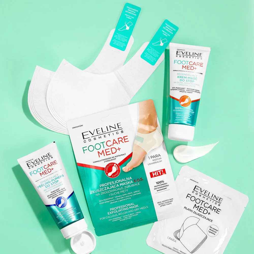 Eveline Foot Care Med+ masque pieds exfoliant talons
