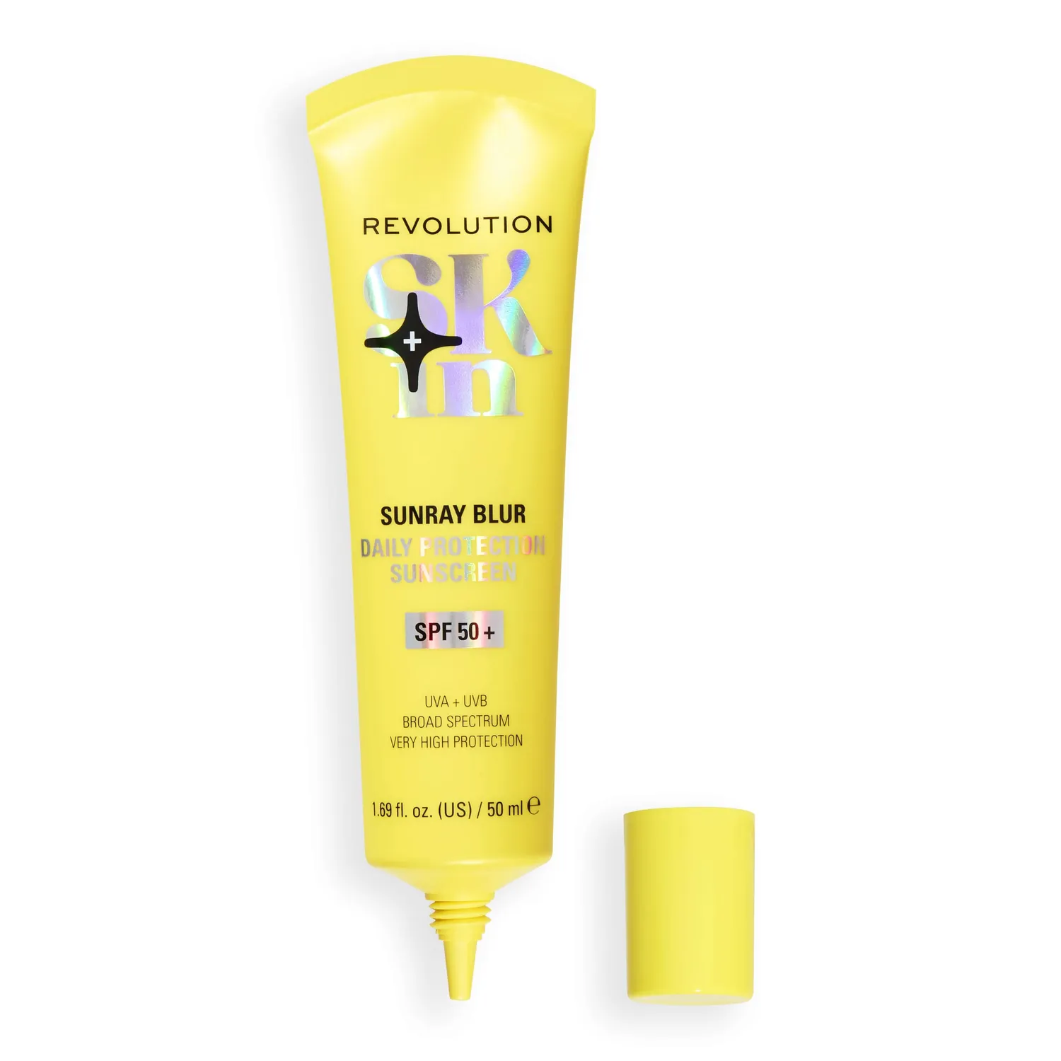 Revolution Sunray Blur crème solaire visage SPF50+ niacinamide
