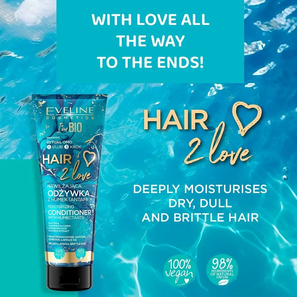 Eveline Hair 2 Love après-shampoing hydratant cheveux abîmés vegan