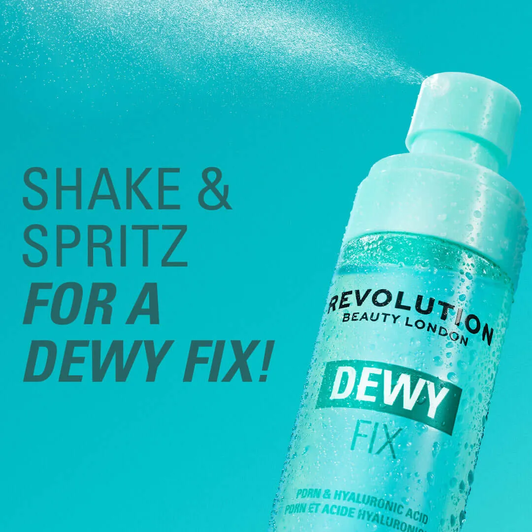 Revolution Dewy Fix spray fixateur PDRN + HA fini dewy