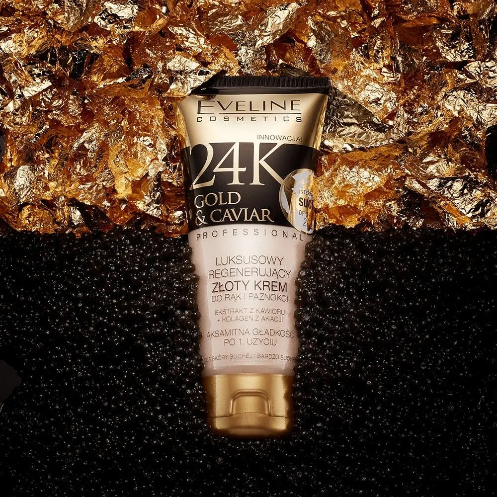 Eveline 24K Gold crème mains ongles régénérante caviar