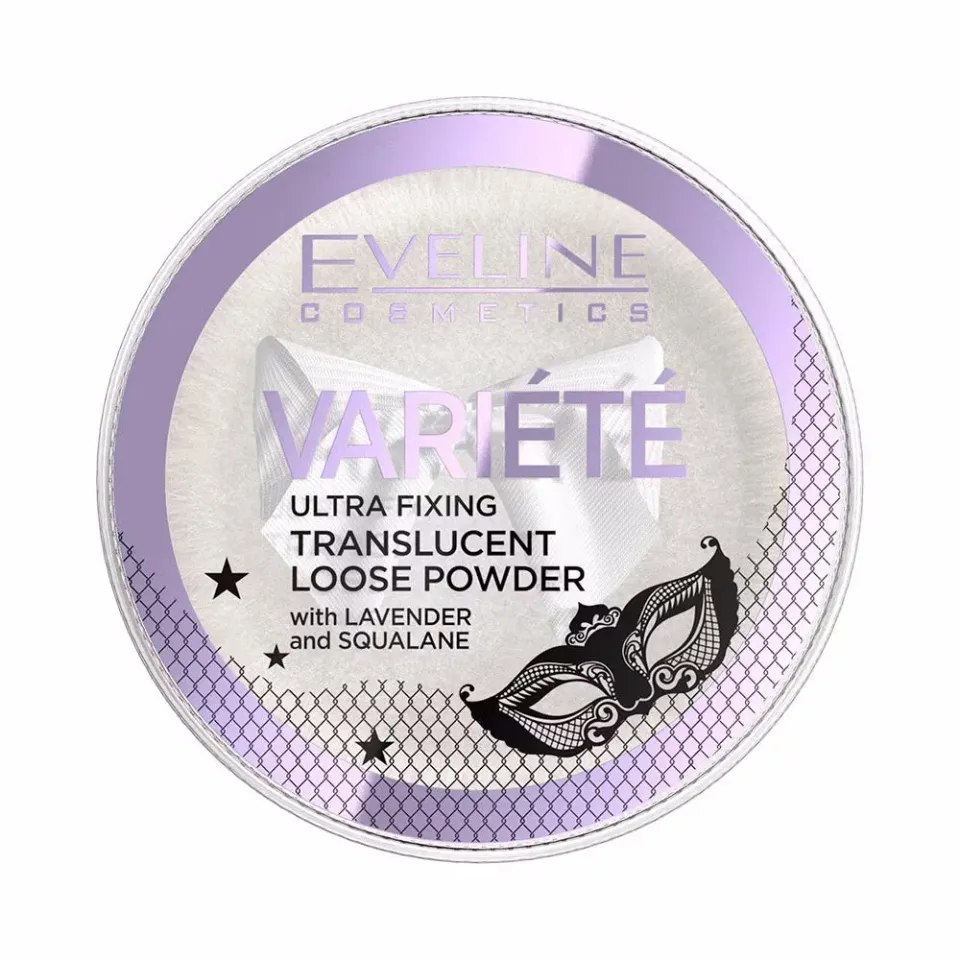 Eveline Cosmetics poudre libre transparente fixatrice lavande