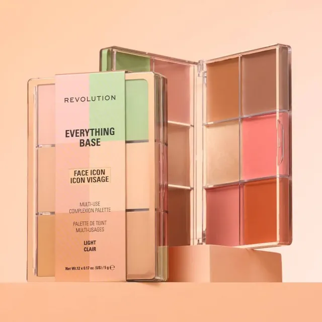 Revolution Everything Base Face Icon palette teint crème