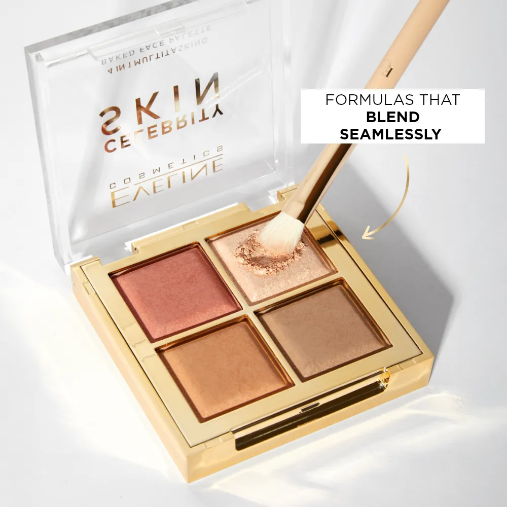 Eveline Celebrity palette contouring 3-en-1 satinée