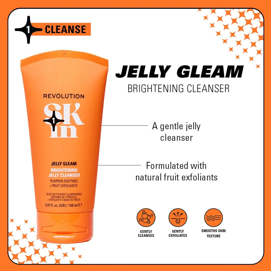Revolution Skin Jelly Gleam nettoyant gelée AHA éclat