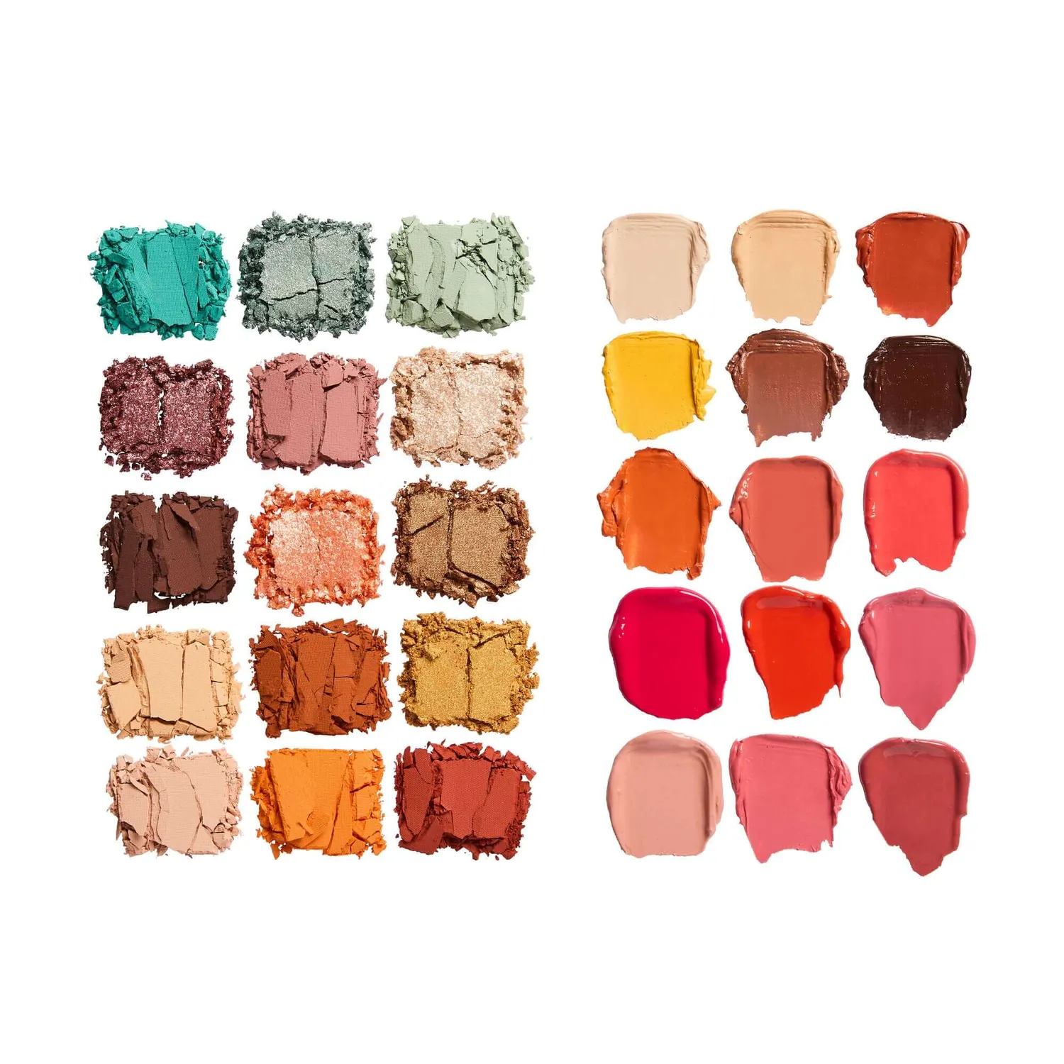 Revolution Everything Amalfi Glow palette visage yeux lèvres