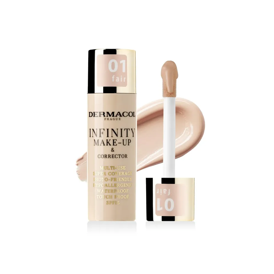 Dermacol Infinity fond de teint 2-en-1 n°01 couvrance totale