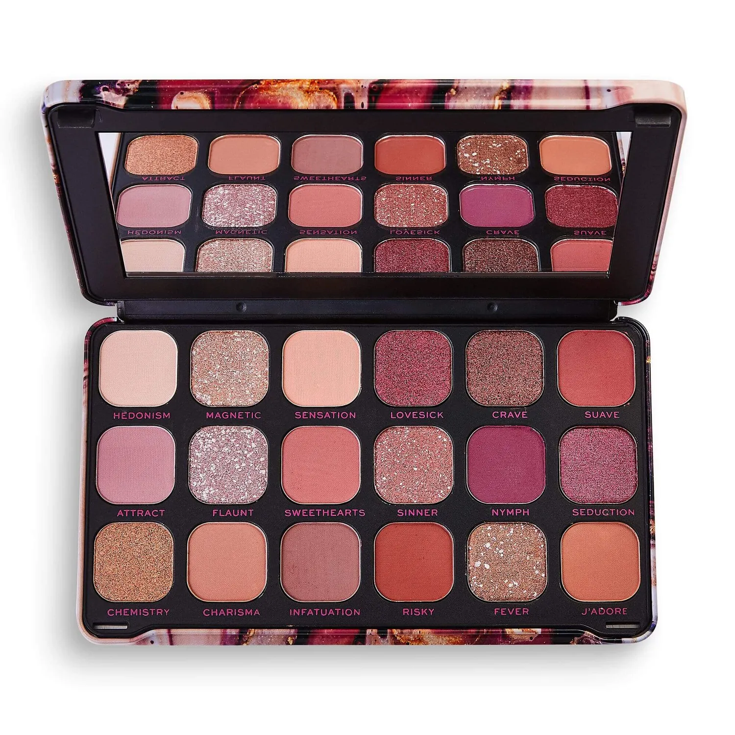 Revolution Forever Flawless Allure palette 18 fards smoky