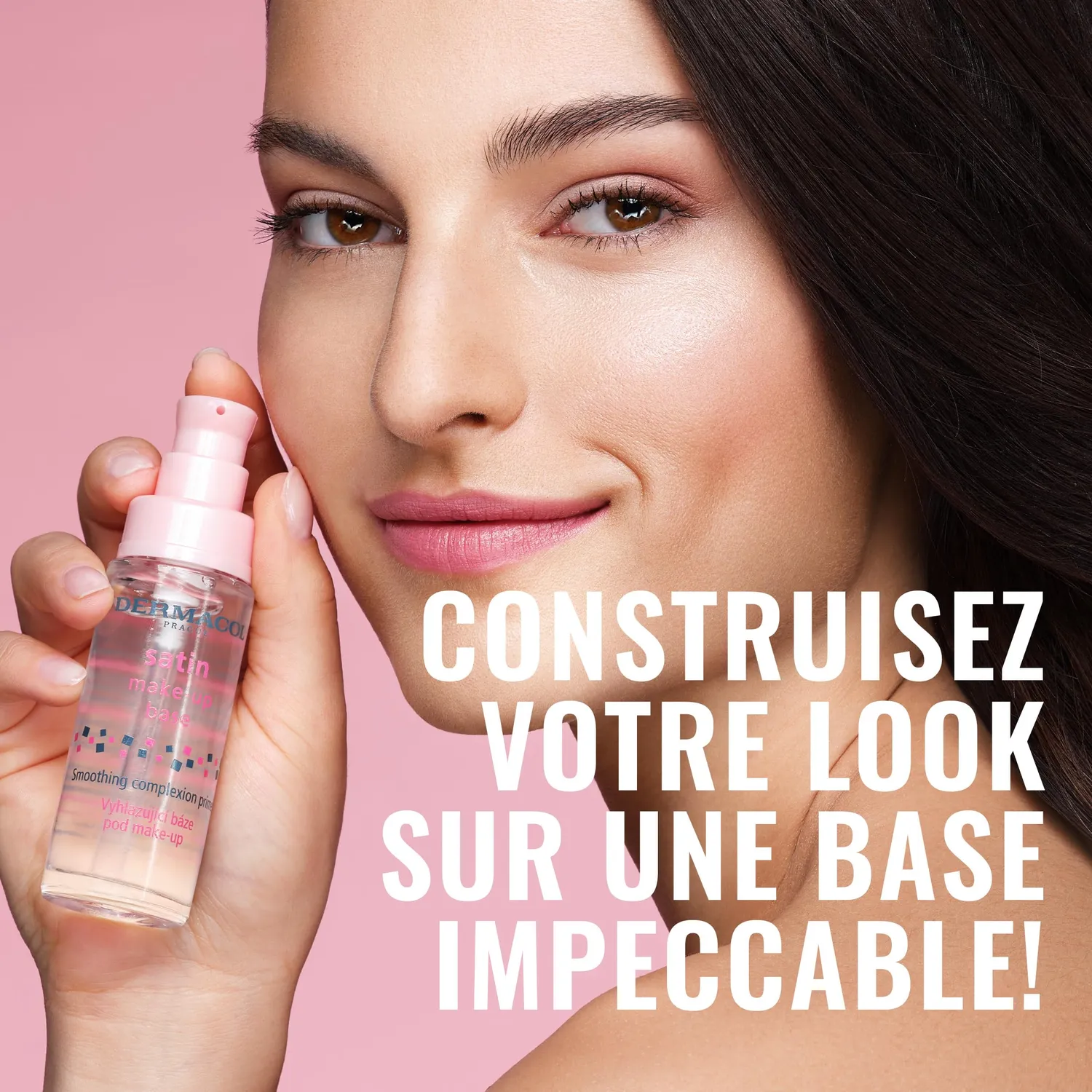 Dermacol Satin base de teint matifiante 30 ml pores rides