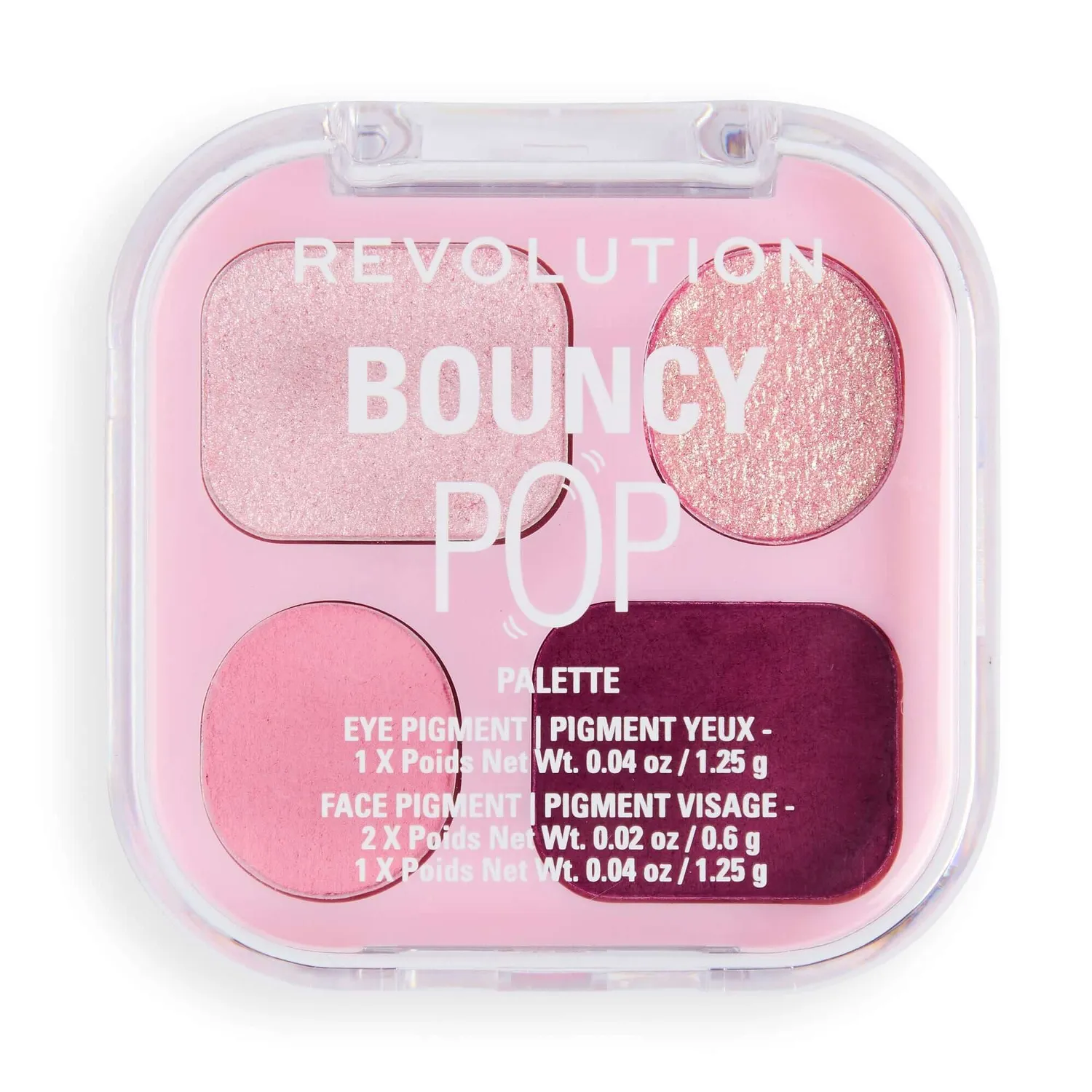 Revolution Bouncy Pop palette fard à paupières mochi vegan