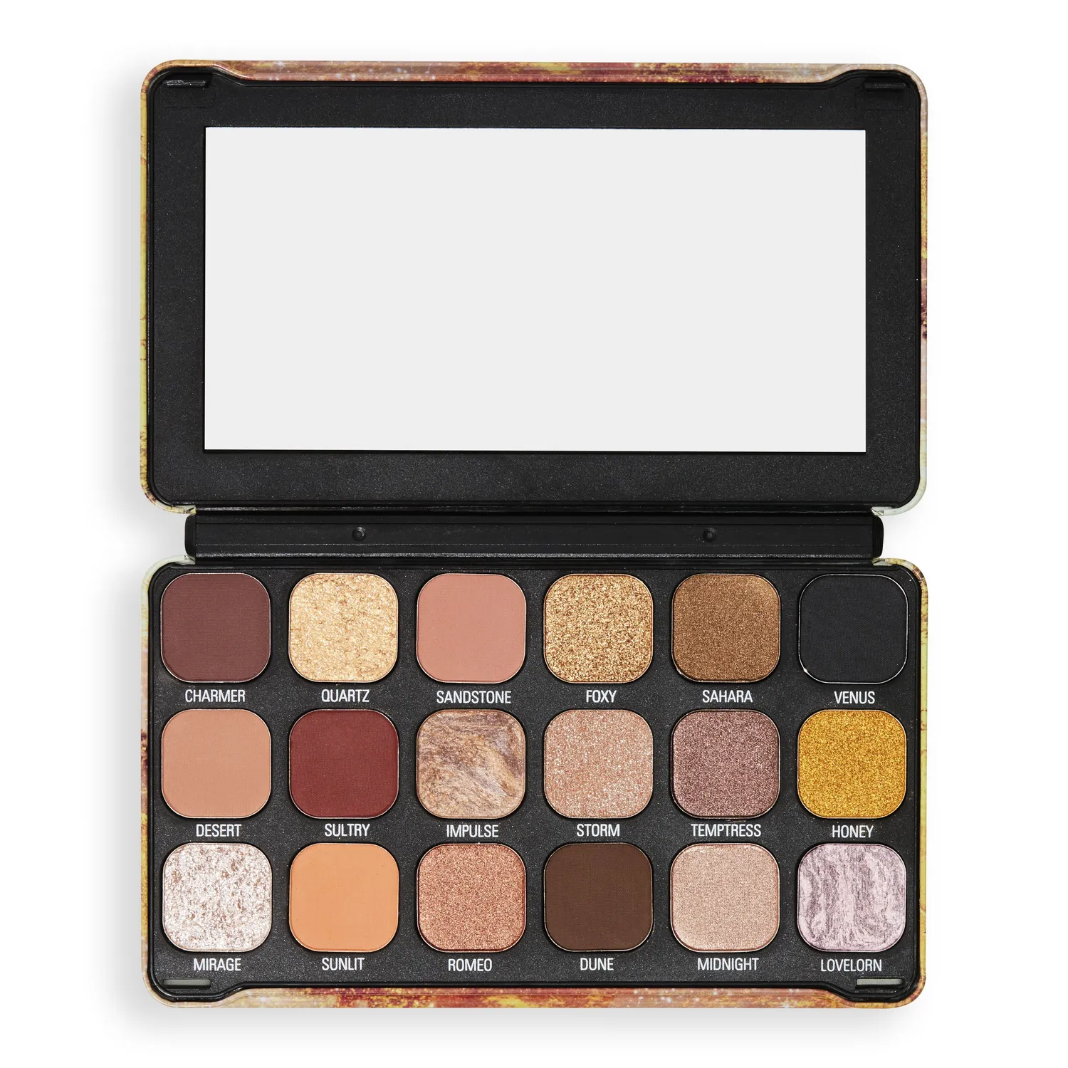Revolution Forever Flawless Bronze Temptation palette 18 fards bronze