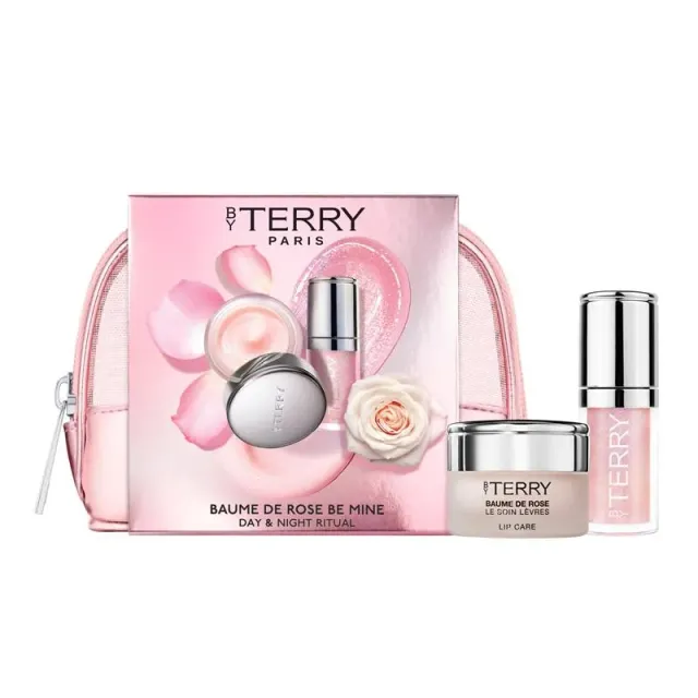 By Terry Baume de Rose Be Mine Set coffret lèvres 2 soins pochette
