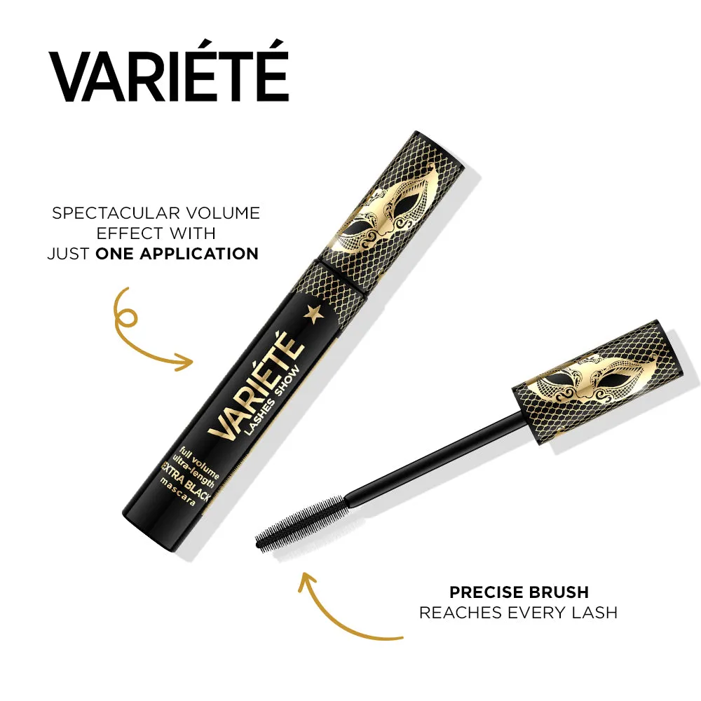 Eveline Variété Lashes Show mascara noir extra black volume