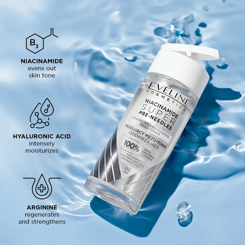 Eveline Super Needles meso-tonique niacinamide éclat