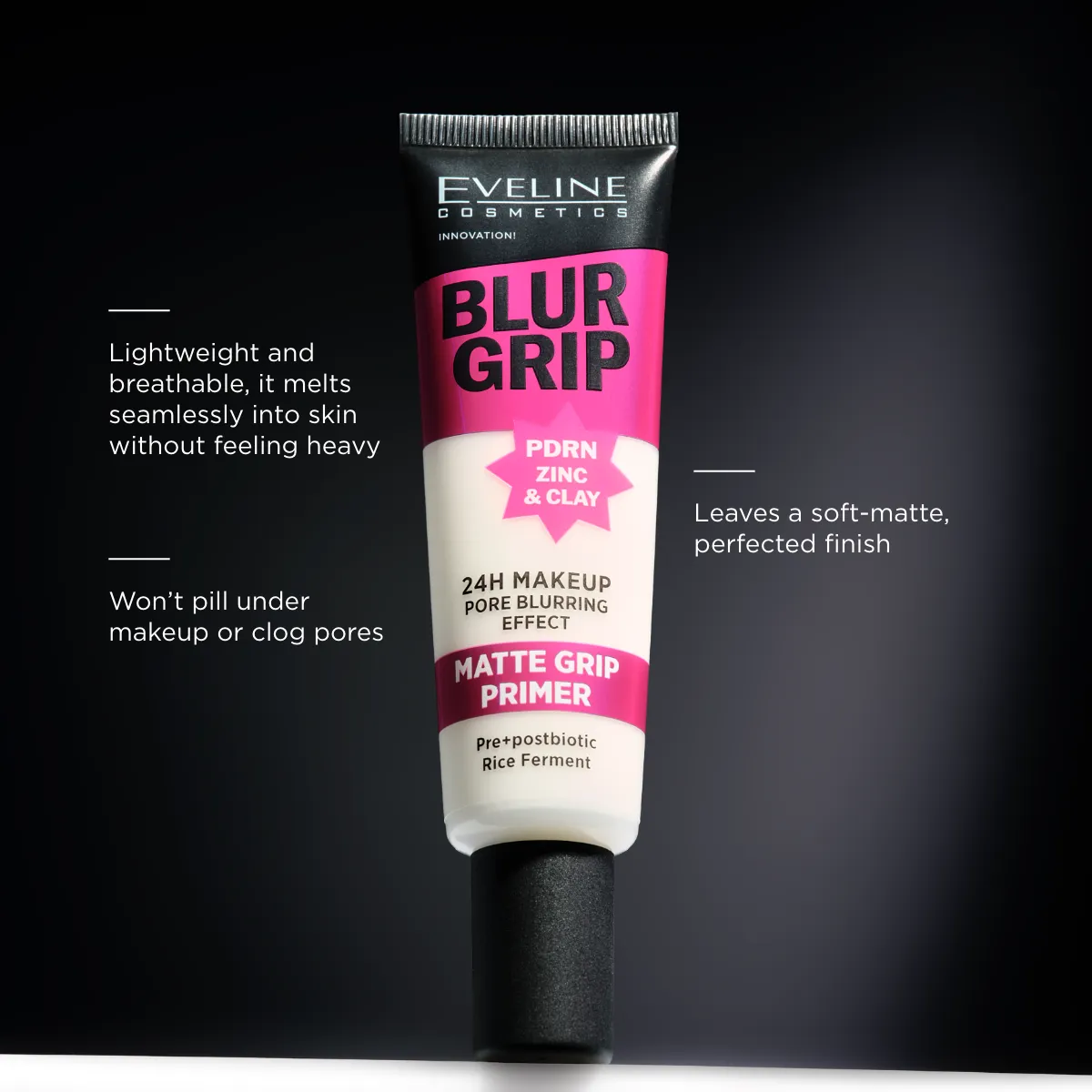 Eveline Grip Blur base matifiante pores lissés