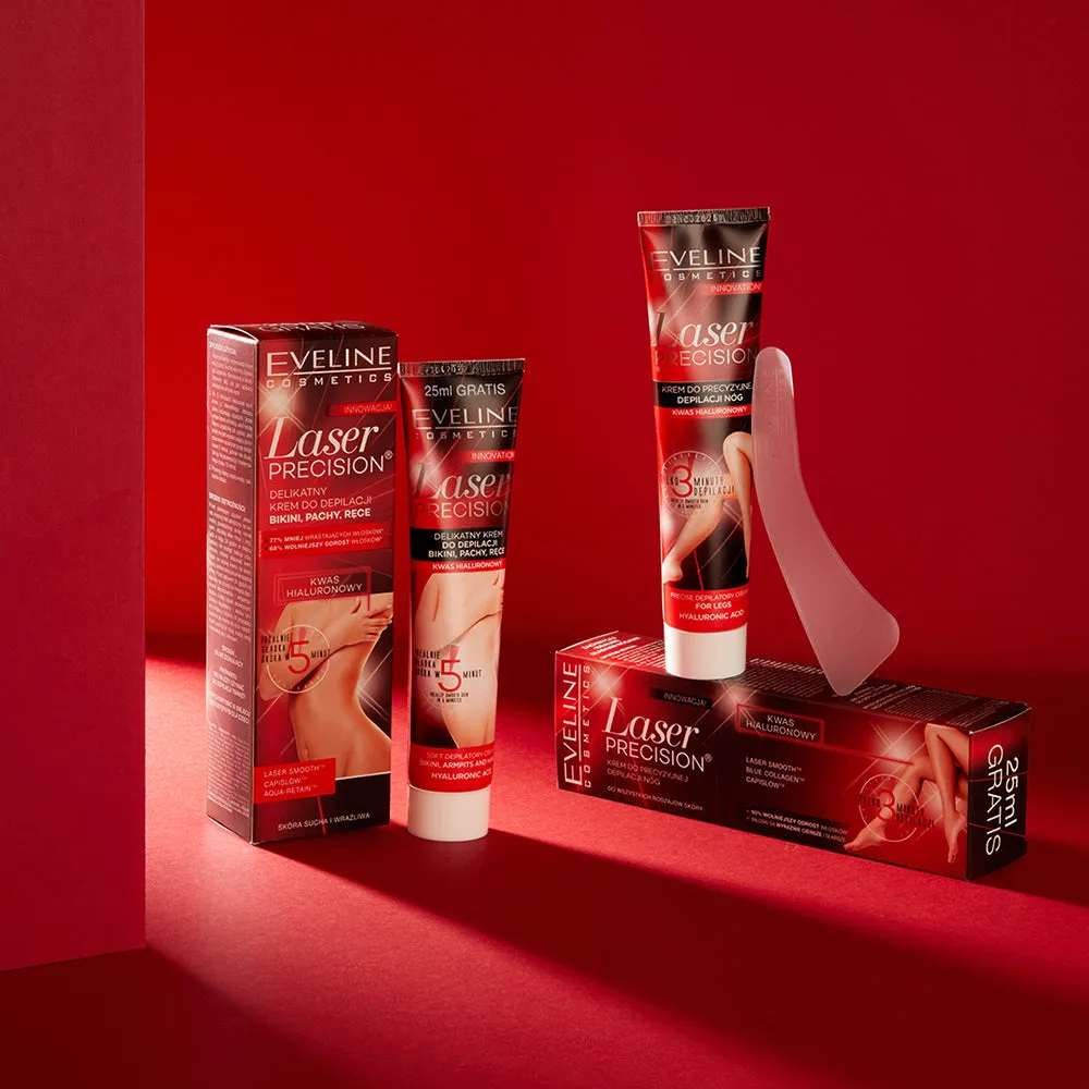 Eveline Laser Precision crème dépilatoire jambes acide hyaluronique