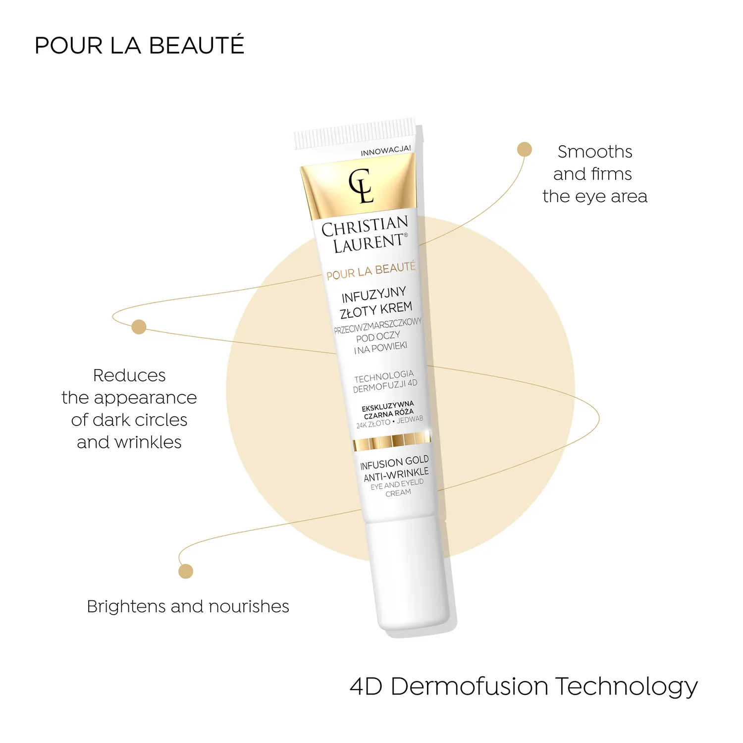Eveline Christian Laurent Infusion Gold creme yeux anti-rides