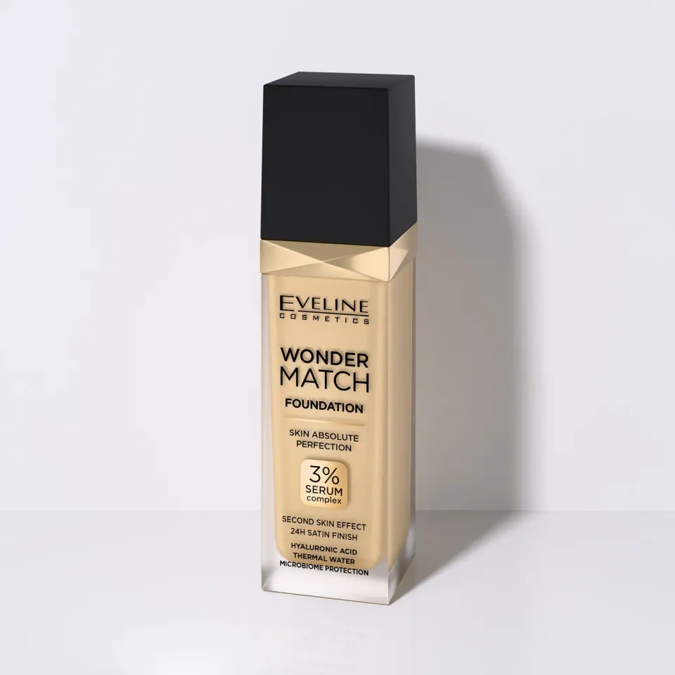 Eveline Wonder Match fond de teint soyeux couvrance parfaite