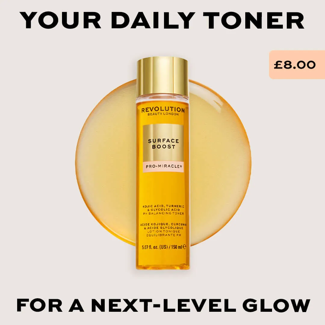 Revolution Pro Miracle lotion éclat kojic curcuma glycolique