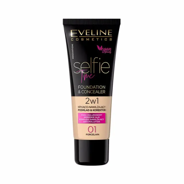 Eveline Selfie Time fond de teint correcteur 2-en-1 couvrant