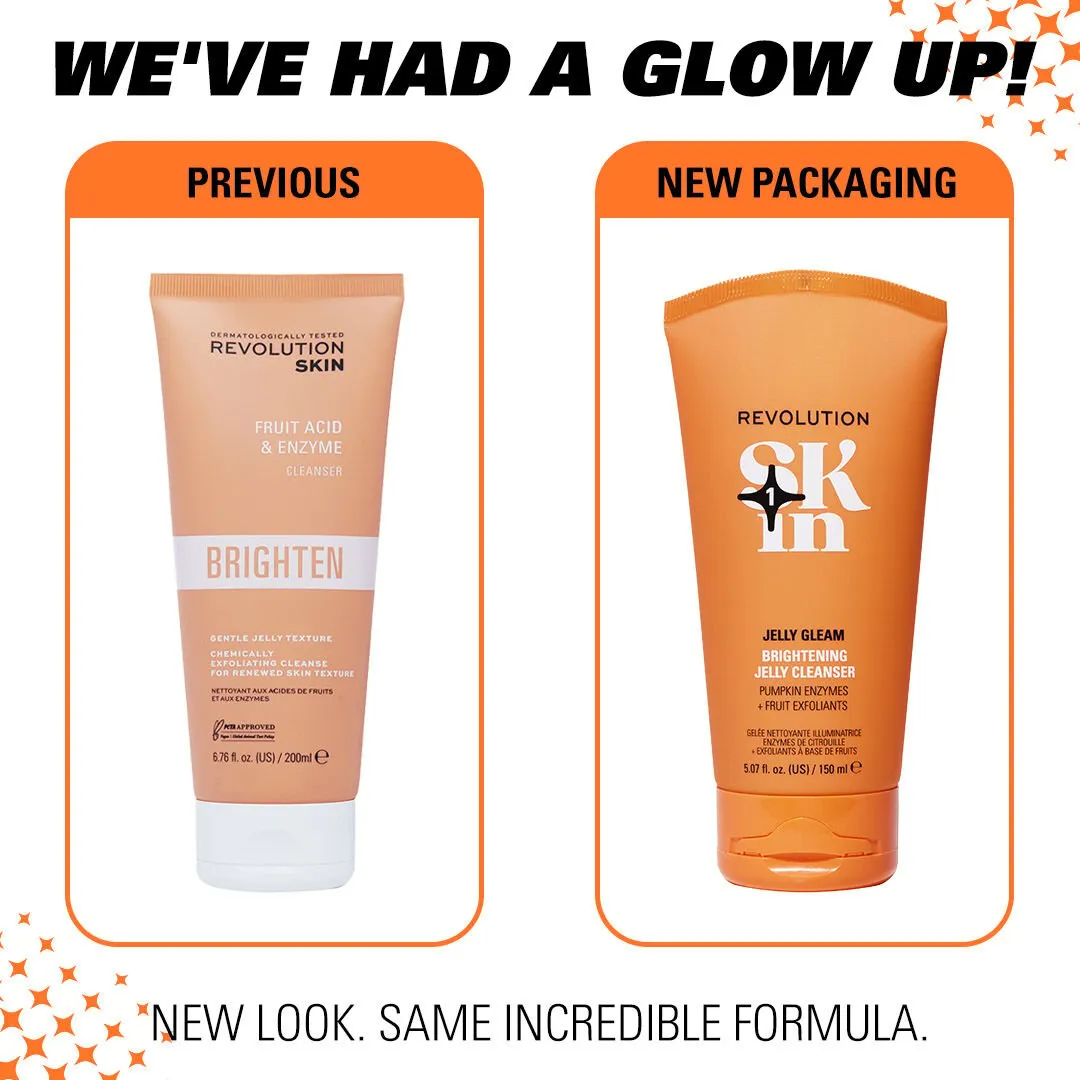 Revolution Skin Jelly Gleam nettoyant gelée AHA éclat