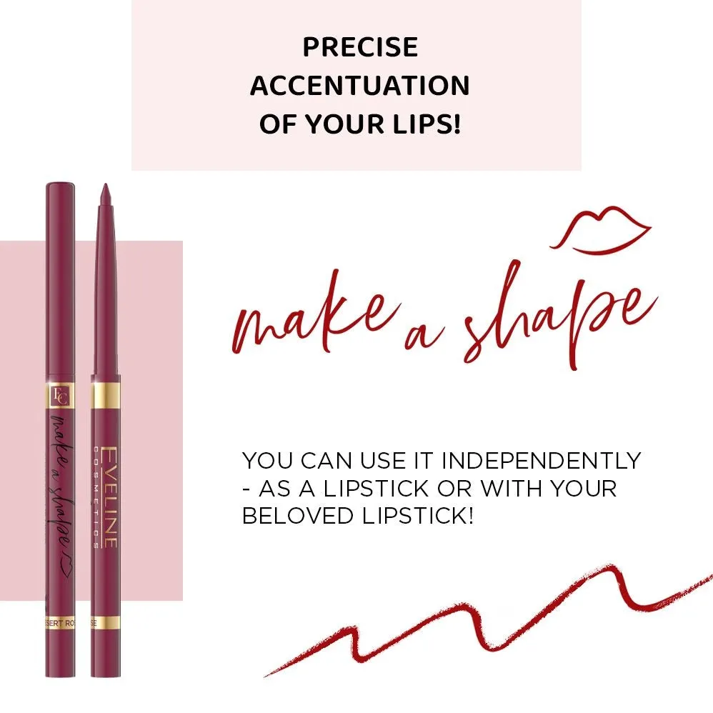 Eveline Cosmetics Make A Shape crayon lèvres milk candy 01 satin