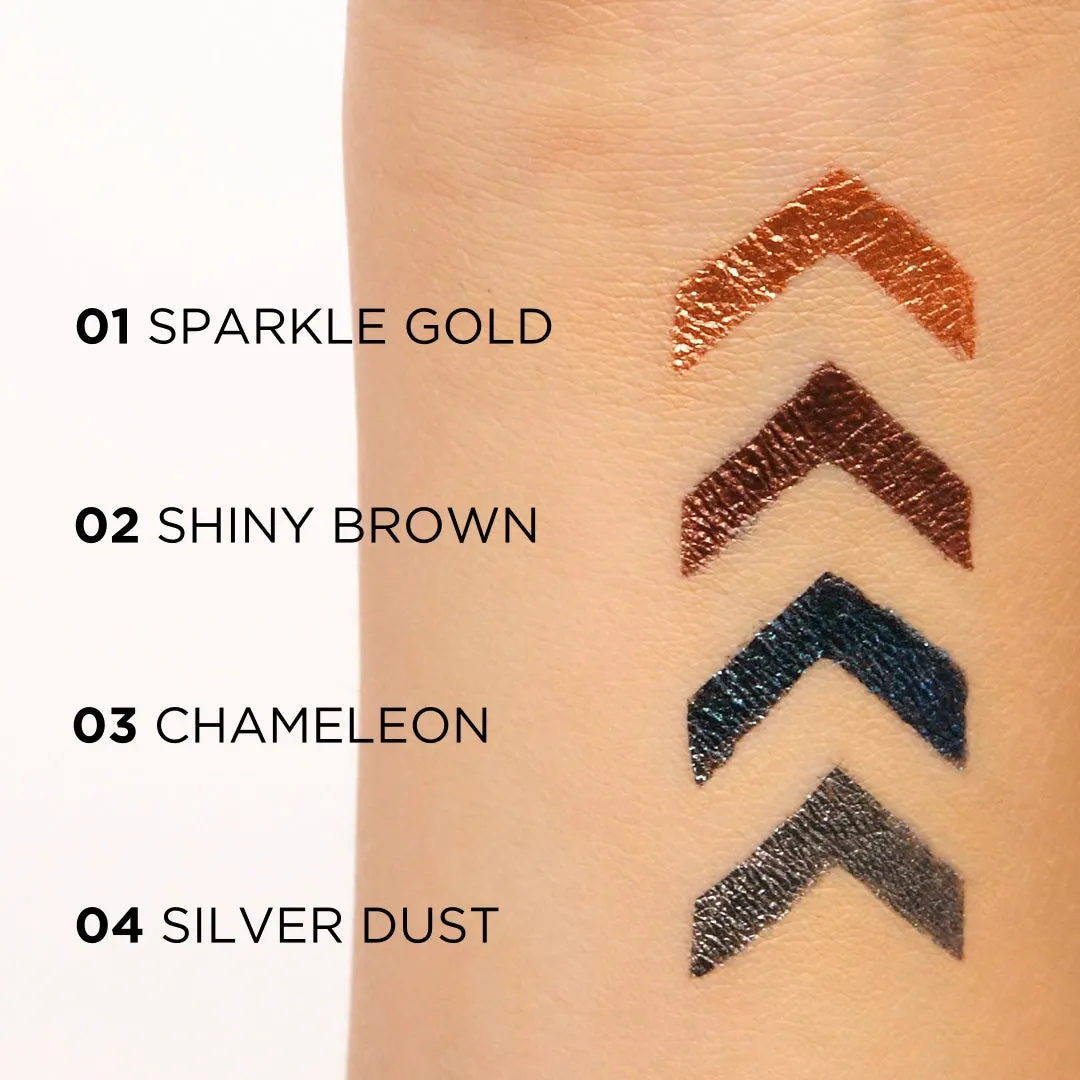 Eveline Variété eyeliner liquide waterproof métallique