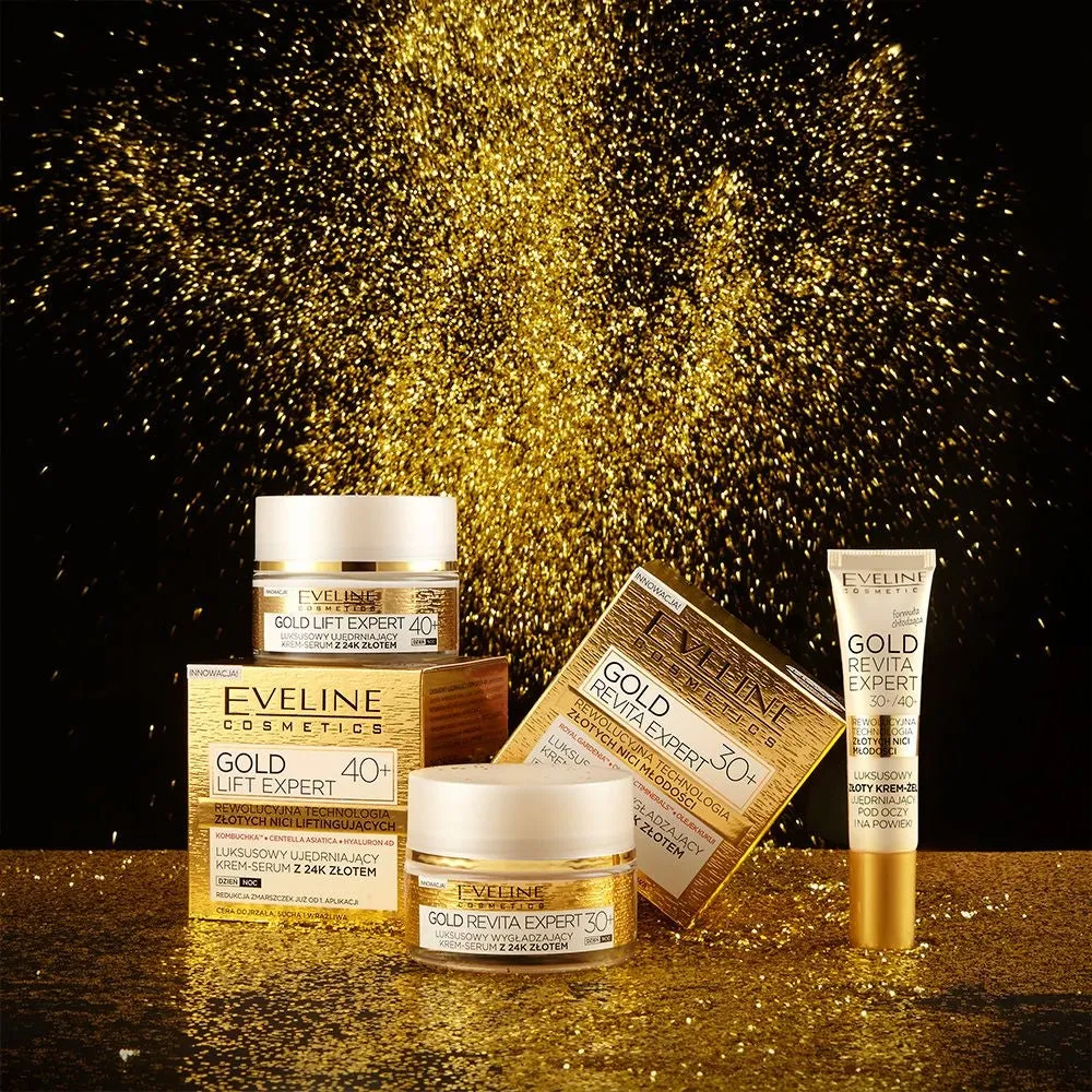 Eveline Gold Lift Expert crème-sérum lissante 30+ jour nuit