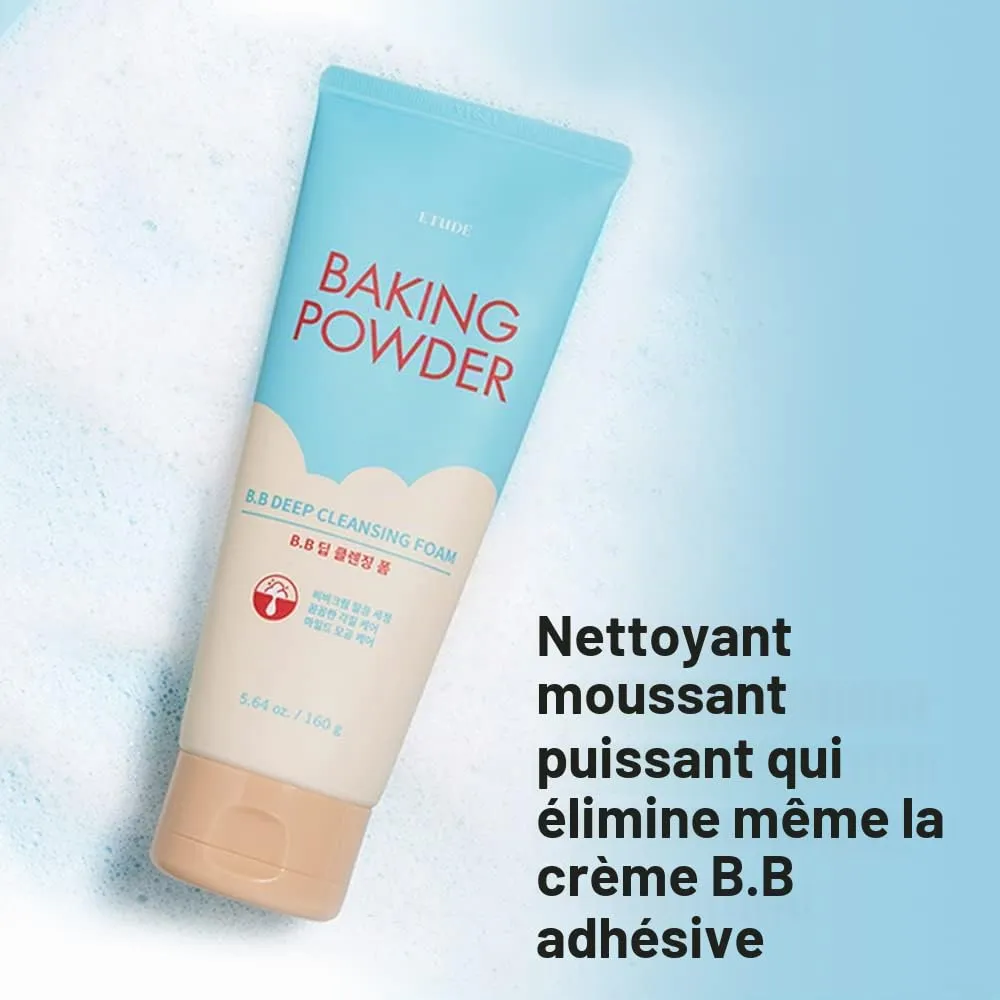 Etude Baking Powder BB mousse nettoyante exfoliante 160 ml
