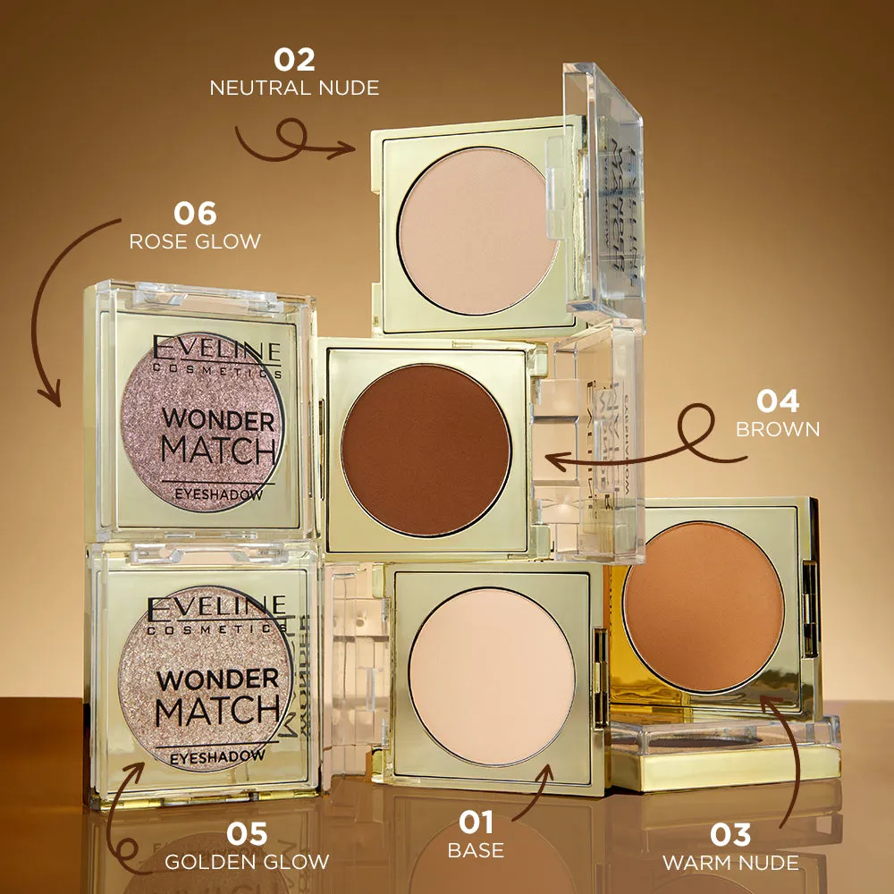 Eveline Wonder Match fard paupières compact N°01 Base