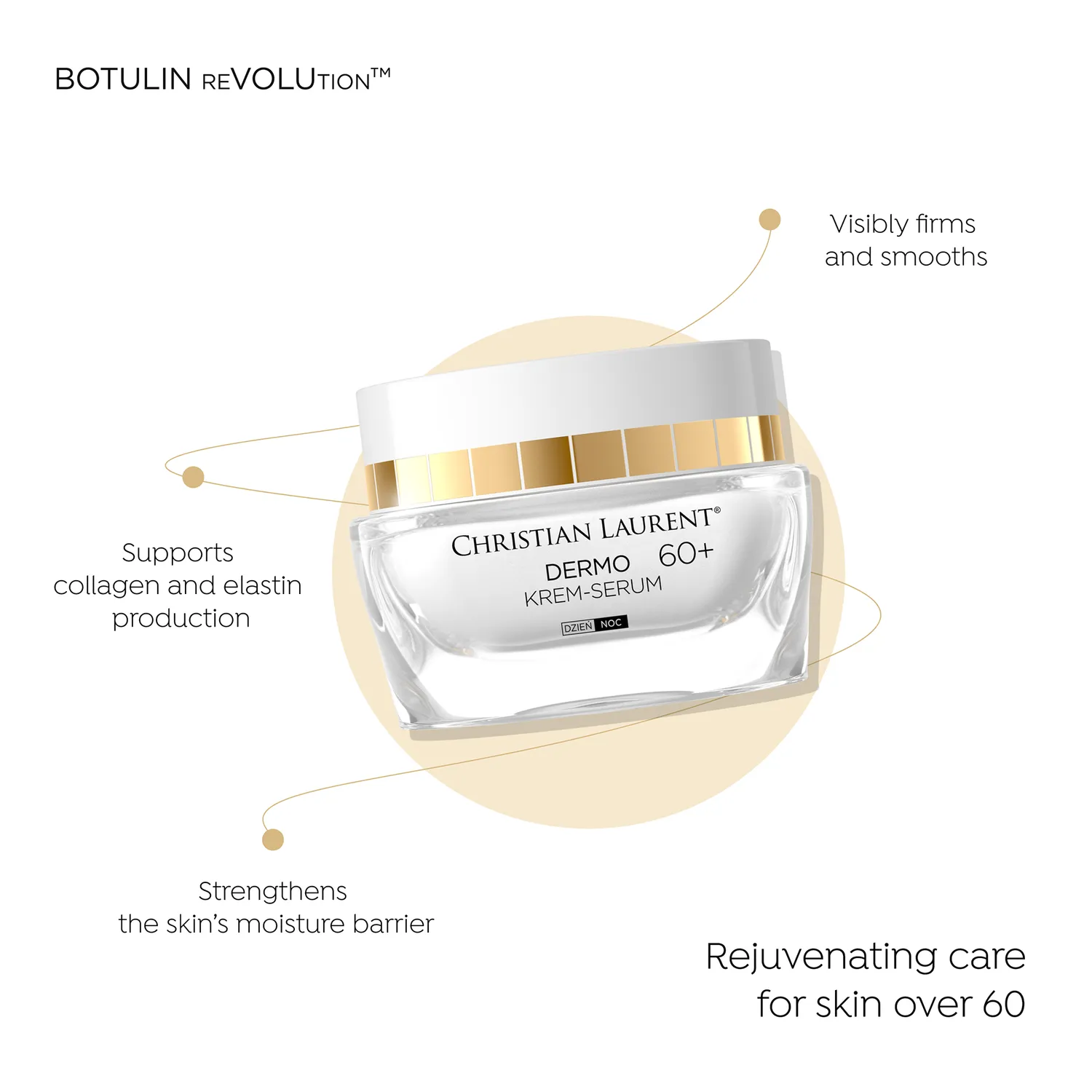 Eveline Christian Laurent Botulin Revolution crème-sérum 60+ raffermissant