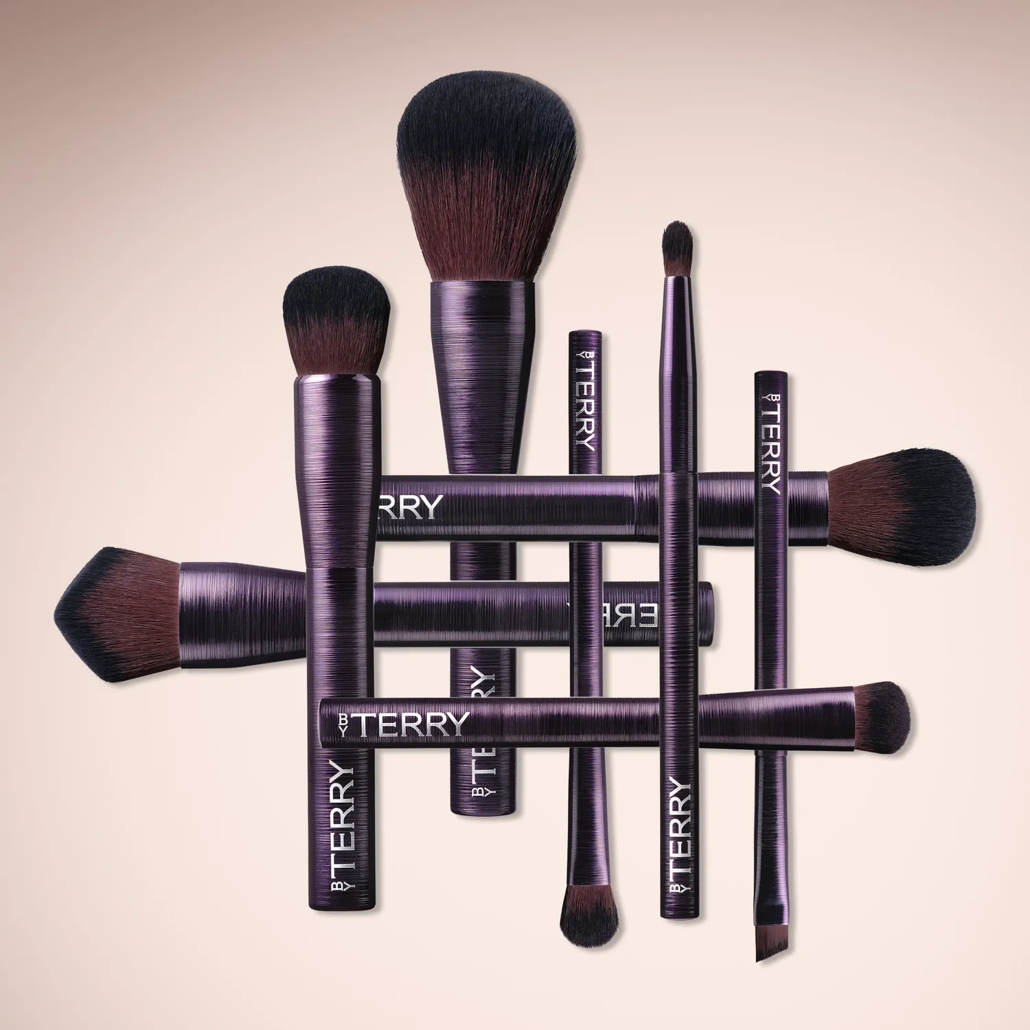 By Terry Tool-Expert trousse pinceaux cuir vegan violette