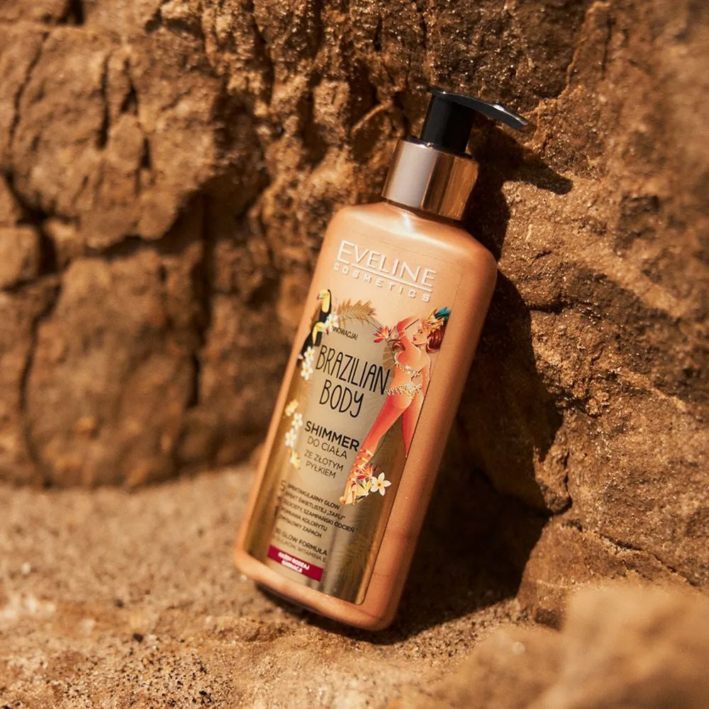 Eveline Brazilian Body crème shimmer dorée